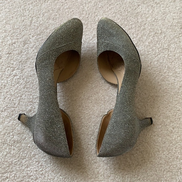 Silver Sparkly Heels - Picture 6 of 8